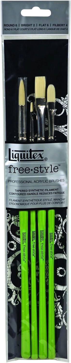 Liquitex 1301201 Free Style XL Künstler - Pinsel, langlebig, formstabil aus hochwertigen synthetisch