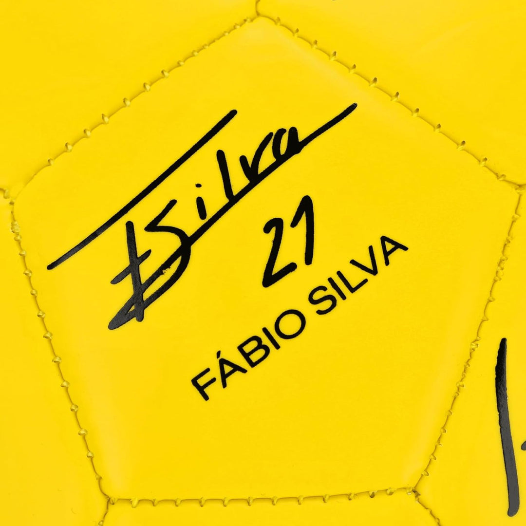 Borussia Dortmund BVB Unterschriftenball 2025/26, signiert, gelb, Grösse 5