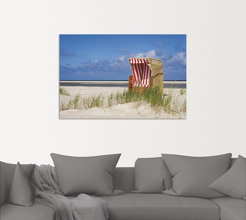 ARTland Wandbild Alu Verbundplatte für Innen & Outdoor Bild 60x40 cm Maritime Deko Sommer Meer Nords