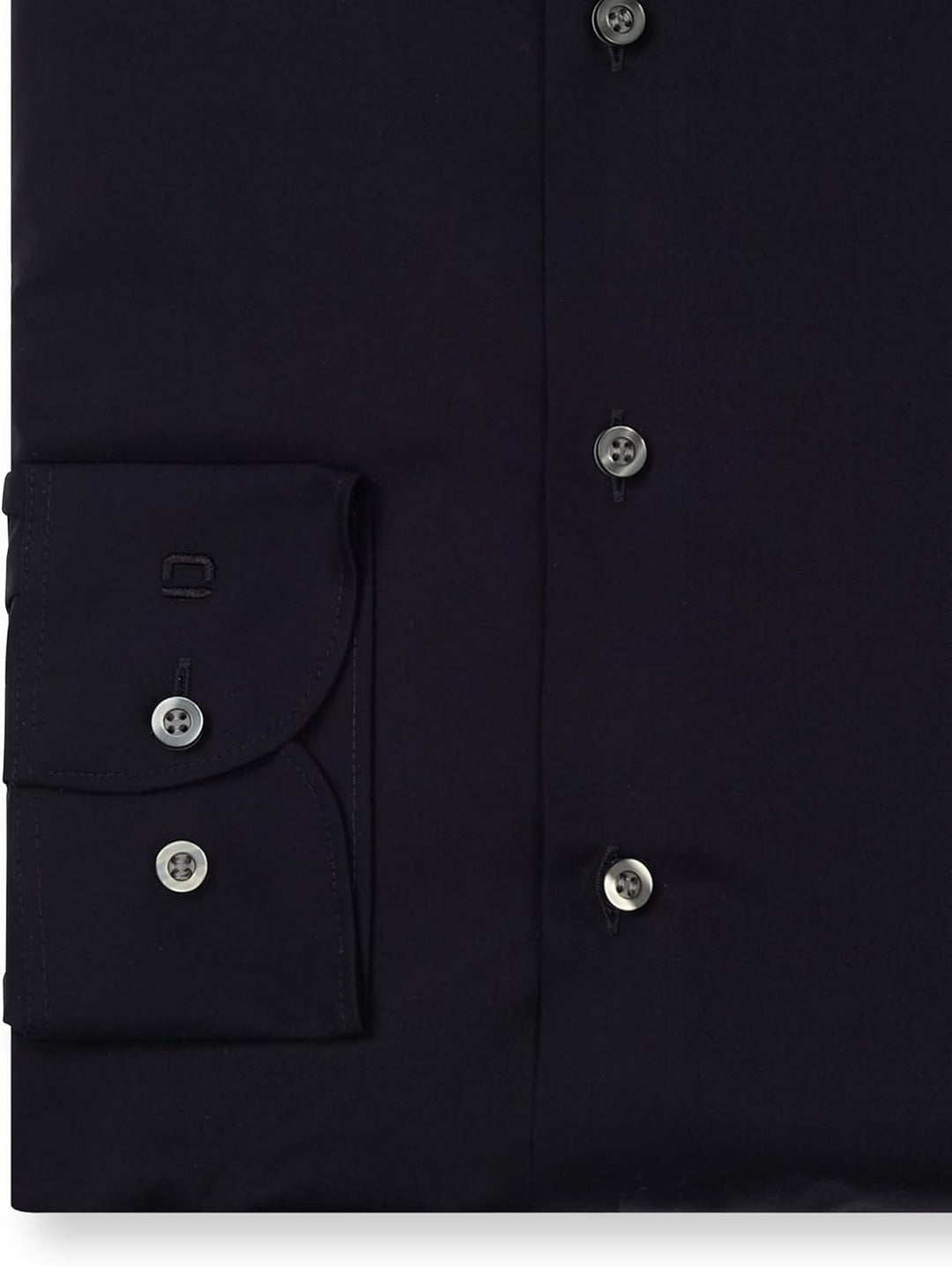 OLYMP Herren Oberhemd Langarm Level.Five.Body.fit,Twill,Body fit,Haifisch-Kragen M Schwarz 68, M Sch
