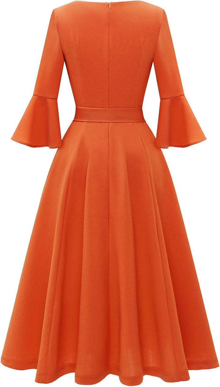 Homrain Glitzer Kleid Damen elegant Langarm Winterkleider Festliche Kleider mit Pailletten Party Coc