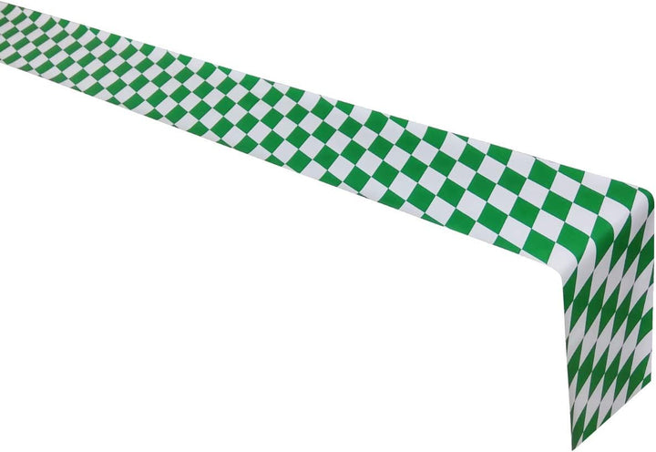 Papier Tischläufer 50m x 0,20m Raute grün-weiss Raute Grün-weiss 50 m x 0,20 m, Raute Grün-weiss 50