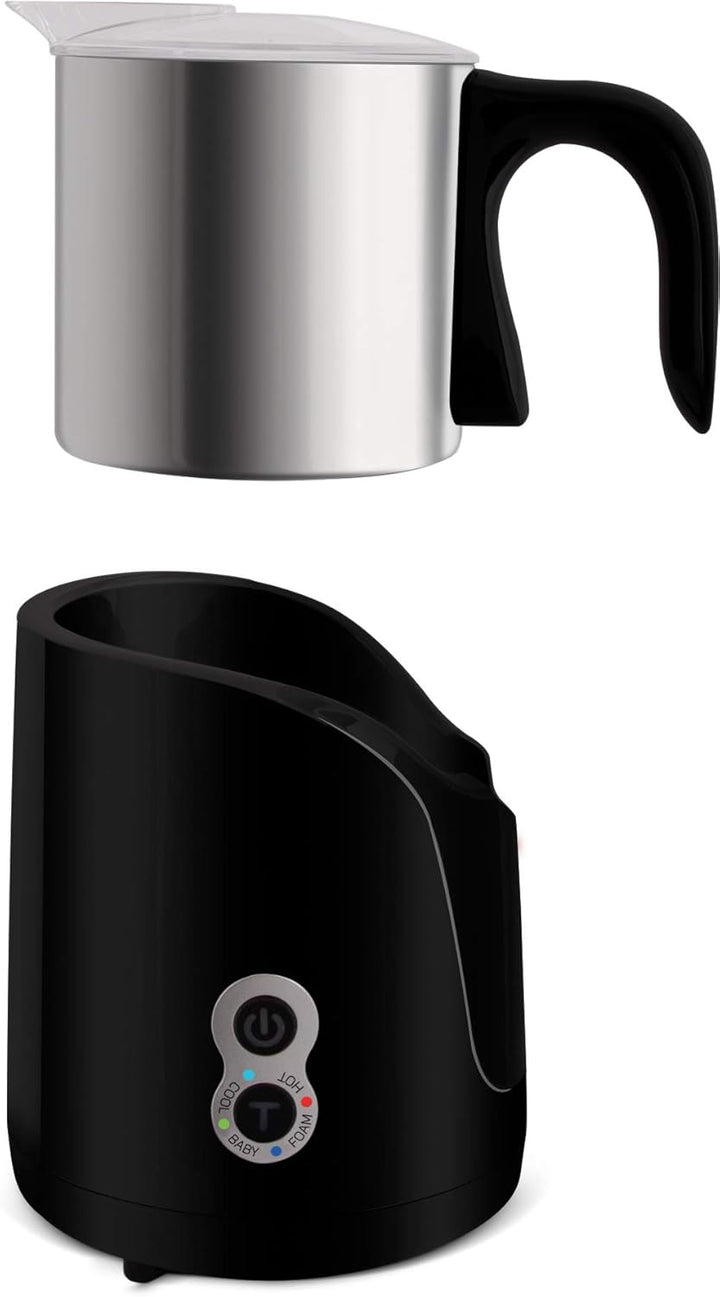 Milchaufschäumer und Heizgerät, 650 W, Schwarz