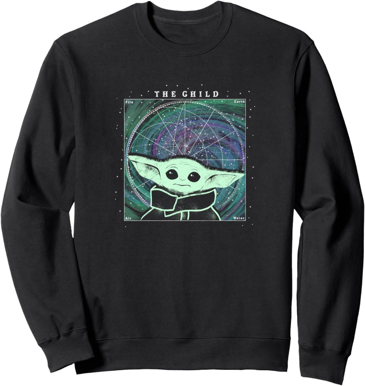 Star Wars: The Mandalorian The Child In Space Portrait Sweatshirt