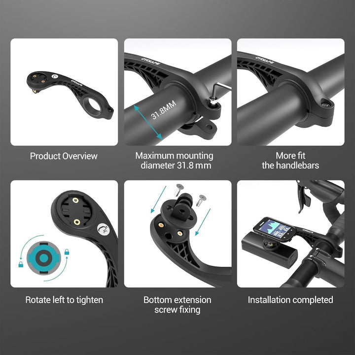 Fahrrad Halterung Kompatibel mit Garmin Edge GPS Fahrradcomputer, for iGPSPORT, XOSS,CooSpo GPS,Bicy