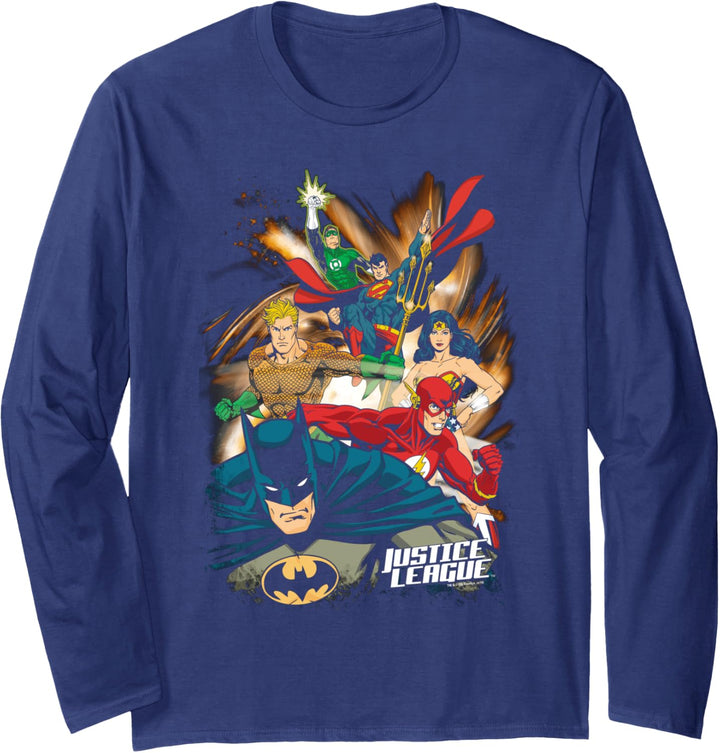 Justice League Starburst Langarmshirt