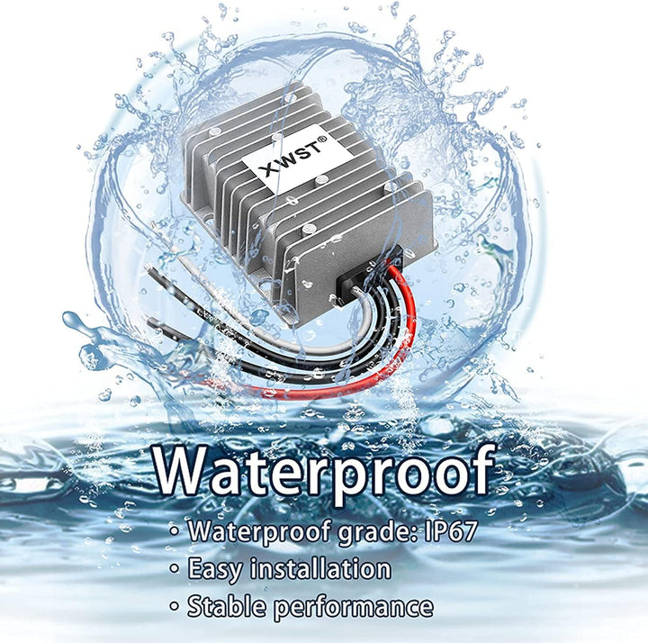 DC 9-36V 12V 24V auf DC 24V Boost Buck Converter Spannungswandler 20A 480W Wechselrichter Auto Netzt