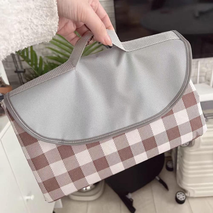 Extra grosse Picknickdecke, Stranddecke, 203.2x203.2 cm, Picknickmatte, wasserdicht, sanddicht, falt