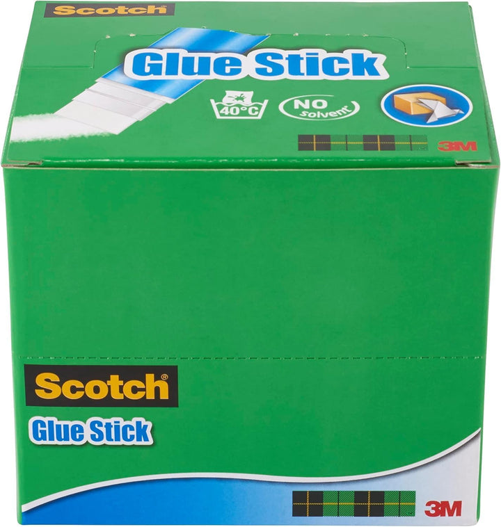 Scotch Permanent Klebestift - 1 Packung mit 30 Klebesticks ohne Lösungsmittel - 8g pro Stick - Mehrz