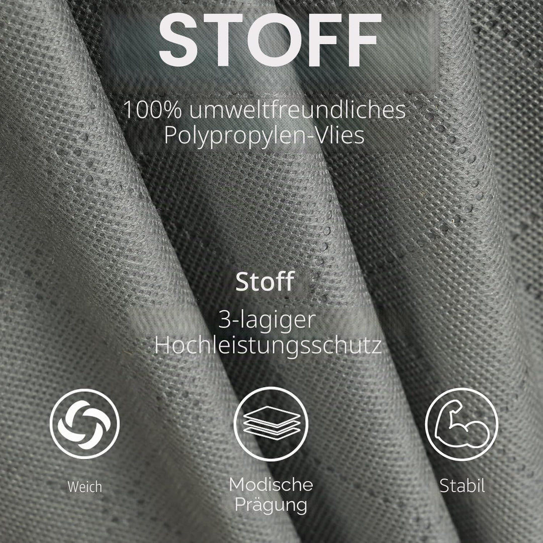 MIXC 6 Packungen Unterbettaufbewahrungen, 100 l grosse Unterbett-Aufbewahrungsbox mit Deckel, Aufbew