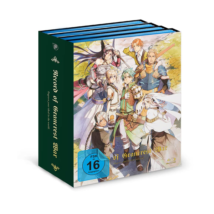 Record of Grancrest War - Komplett-Set - Vol.1-4 - [Blu-ray], Blu-ray