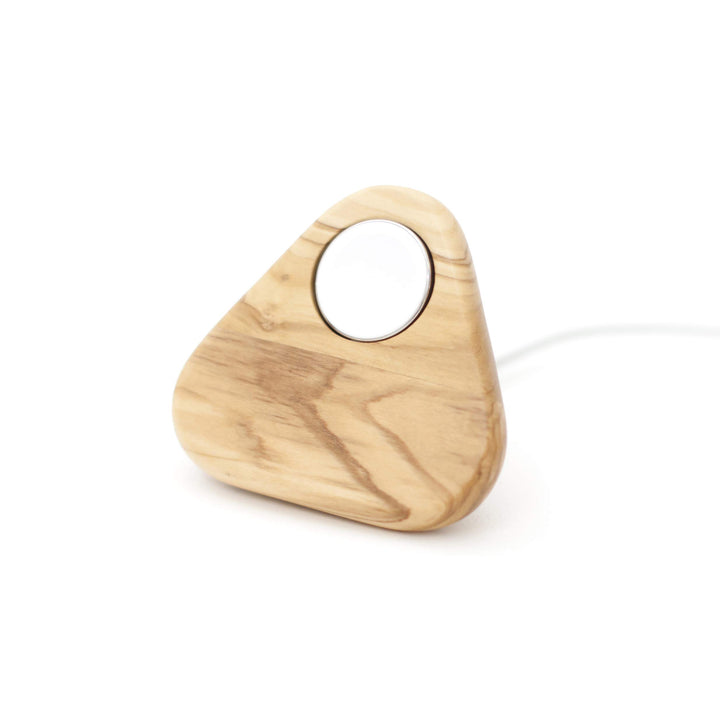 Tetra Nightstand für Apple Watch, Massive Olivenholz