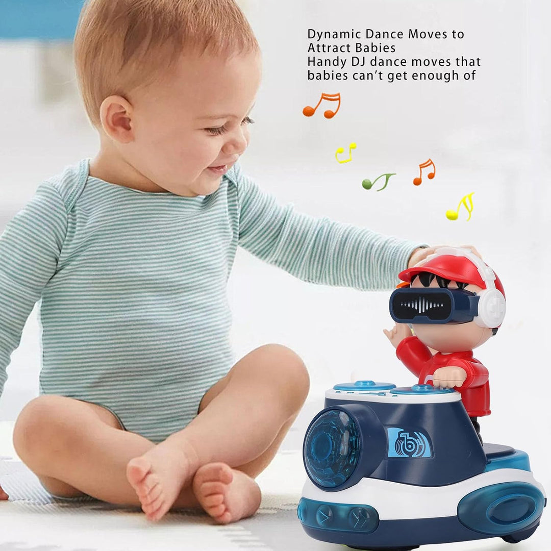 DJ Hüpfendes Beat-Spielzeug, Rock Boy DJ Hüpfen, Automatische Bewegung, Fröhliche Musik, Coole Licht