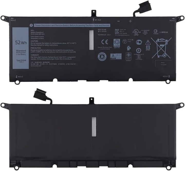 SwarKing Ersatz Akku DXGH8 Kompatibel mit Dell XPS 13 9370 9380 Inspiron 13 7390 7391 Latitude 3301