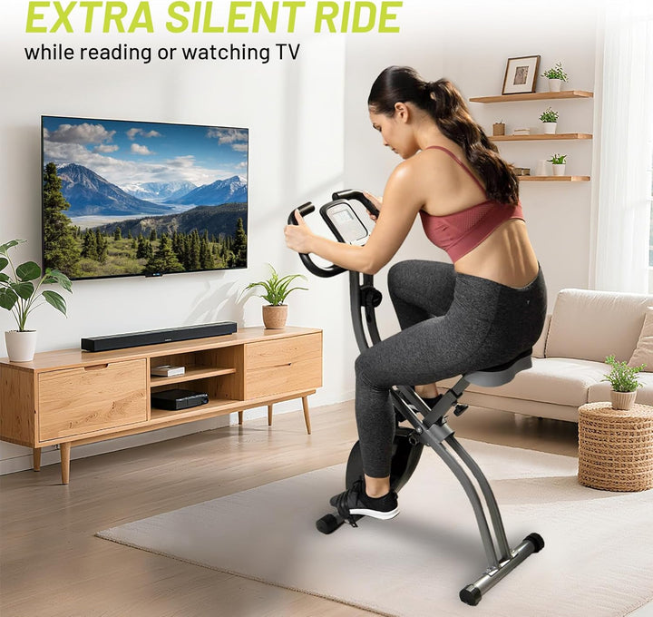 ATIVAFIT X-Bike Sport Fitnessfahrrad für Heimtrainer Fitnessbike für Ober-Und Unterkörper x-Bike mit