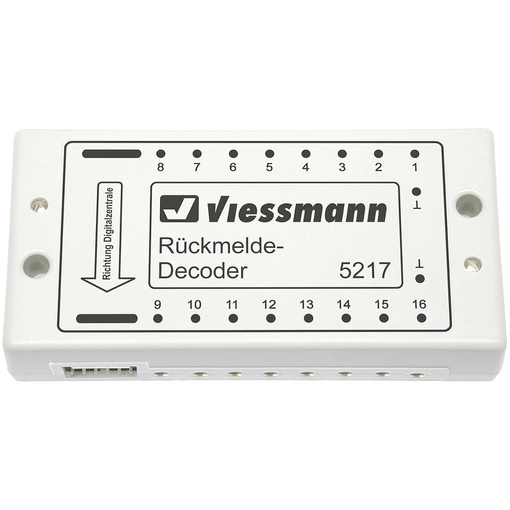 Viessmann 5217 5217s88-Bus Rueckmeldedecoder Baustein, mit Kabel, mit Stecker