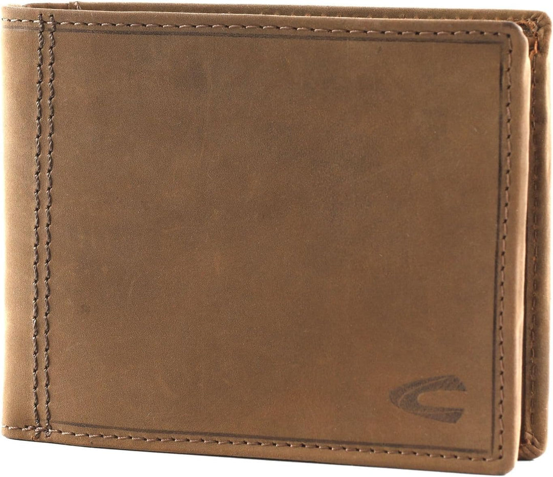 camel active Vietnam Herren Geldbörse RFID Querformat Leder Mittelgross, Brown