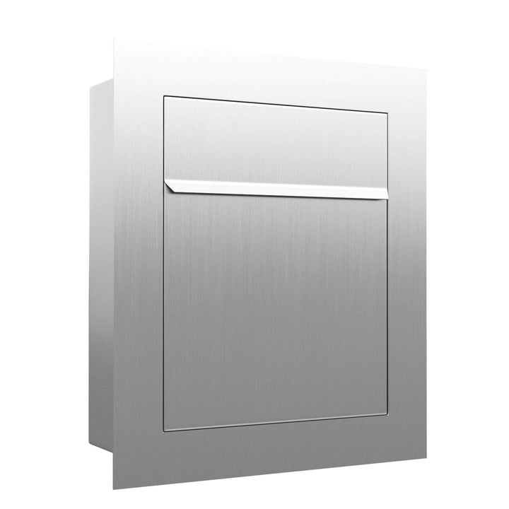 Unterputz-Briefkasten, Design Einbaubriefkasten Bari Edelstahl - Bravios