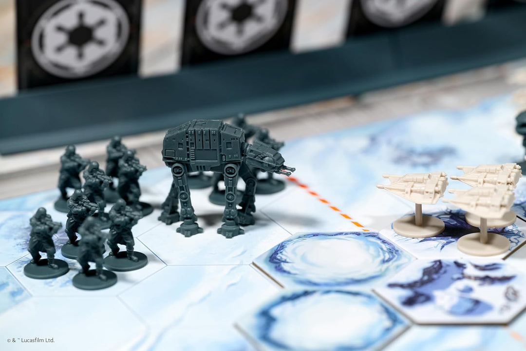 Days of Wonder, Star Wars Battle of Hoth – Strategisches Brettspiel für 2-4 Spieler ab 8 Jahren – mi