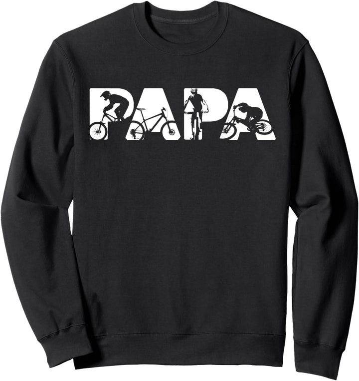 Retro-Vintage-Mountainbike-Papa, Lustiges Papa-Geschenk Sweatshirt