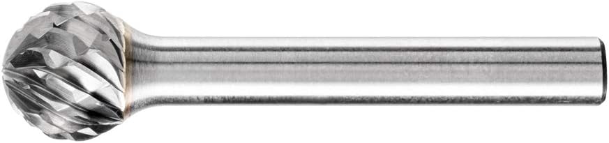 PFERD HM-Frässtift, Kugelform KUD, Zahnung ALLROUND, Frässtift-ø 12mm, Schaft-ø 6mm, Länge 51mm, 210
