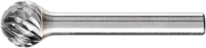 PFERD HM-Frässtift, Kugelform KUD, Zahnung ALLROUND, Frässtift-ø 12mm, Schaft-ø 6mm, Länge 51mm, 210