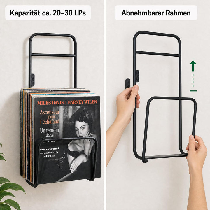 Zomo VS-Rack Wall Schwarz, Schwarz