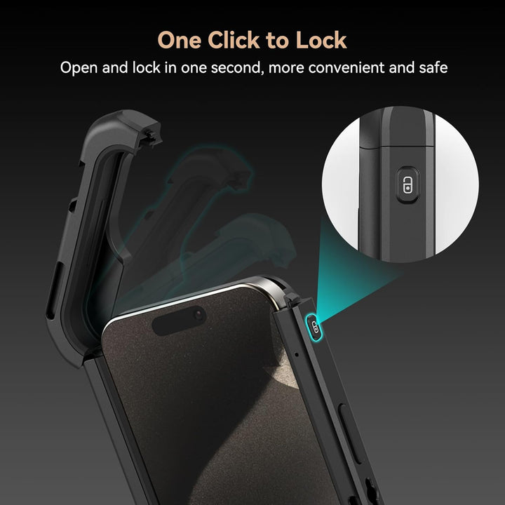 SMALLRIG Telefonkäfig für iPhone 15 Pro Max, Handy Video Rig Stabilisator, Smartphone Videokäfig Hül