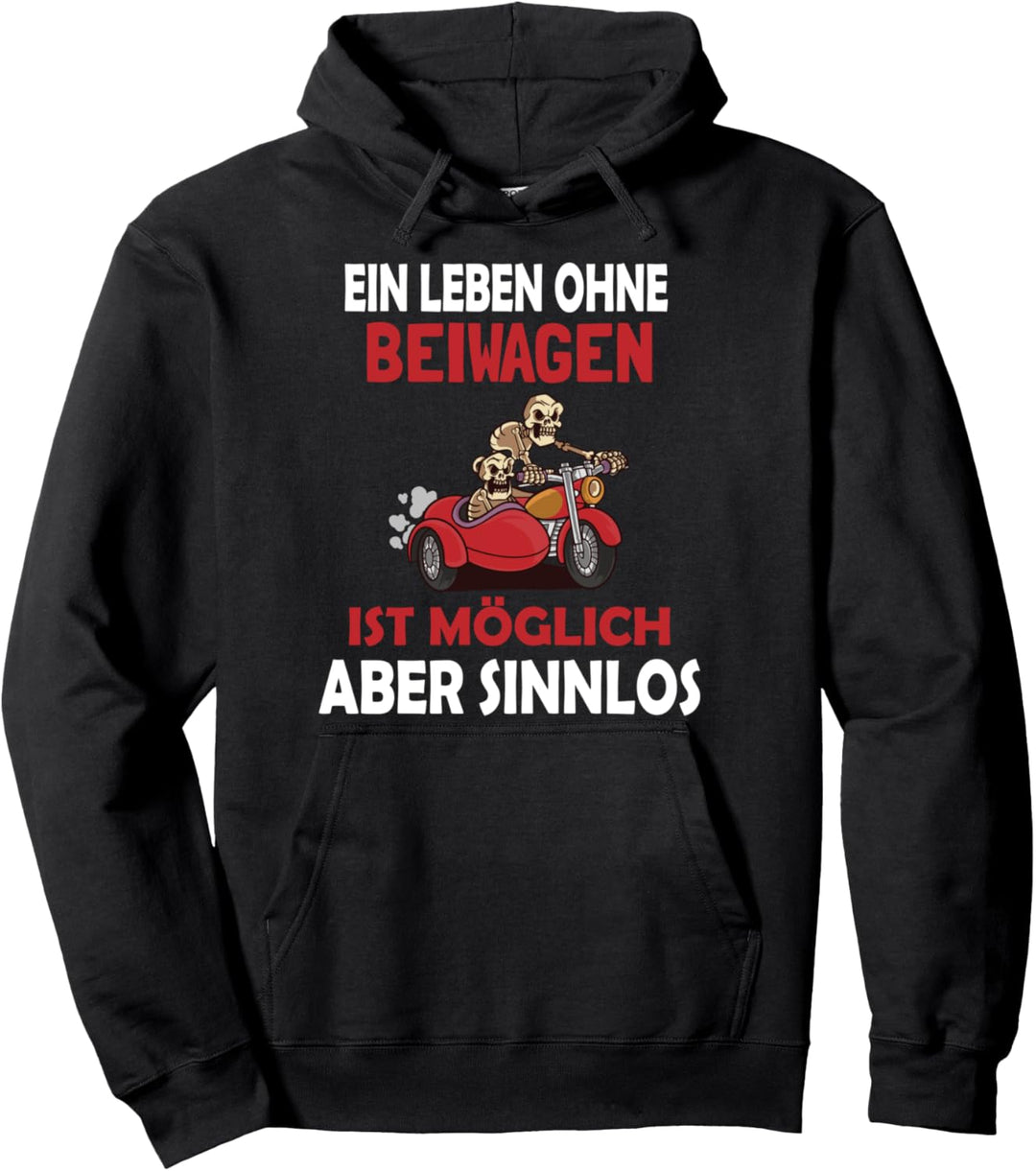 Motorradgespann Beiwagen Motorrad-Gespann Seitenwagen Pullover Hoodie