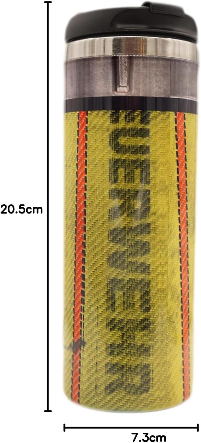 Thermobecher Feuerwehrschlauch Feuerwehr Geschenk Kaffee TO GO Feuerwehr Zubehör Auslaufsicher 350 M