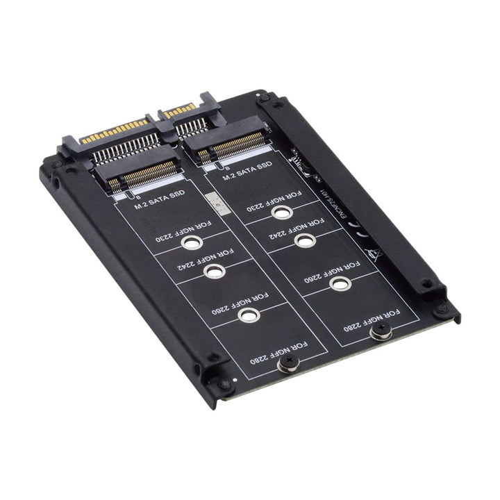NFHK Dual NGFF B+M Key M.2 SSD Karte JOBD Raid0 Span Bridge auf 6,3 cm SATA Combo HDD Festplattengeh