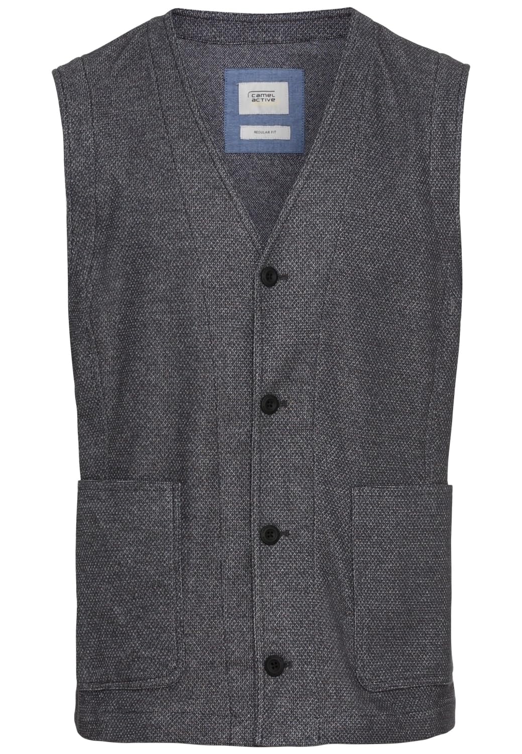 camel active Herren Lässiger Blazer 50 Graphite Grey, 50 Graphite Grey