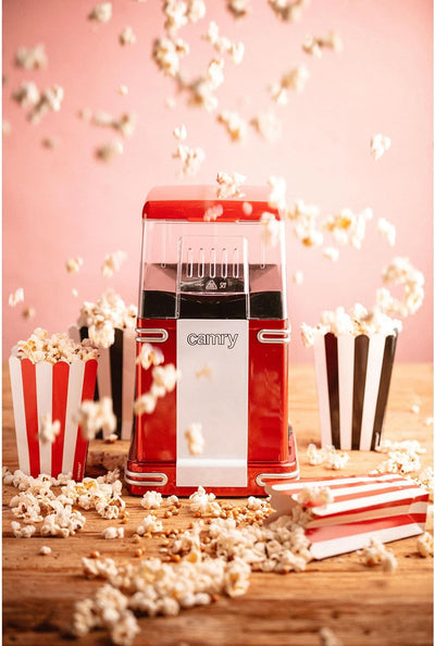 camry Popcorn-Maker, Rot, mehrfarbig,