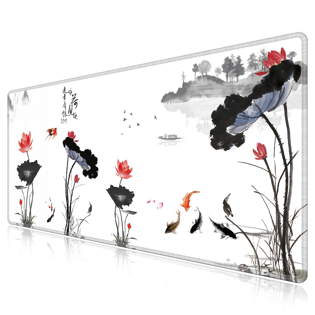 LL-COEUR Grosse Gaming Laptop Mauspad PC Tastatur Mausmatte XXL Schreibtischunterlage Büro Desk Pad