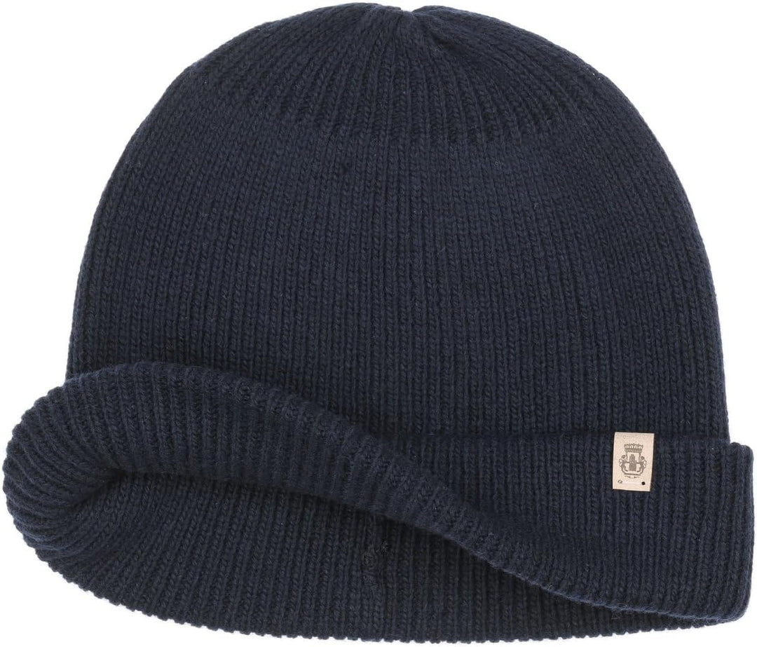Roeckl Damen Essentials Umschlagmuetze Mütze 53-59 Blau, 53-59 Blau