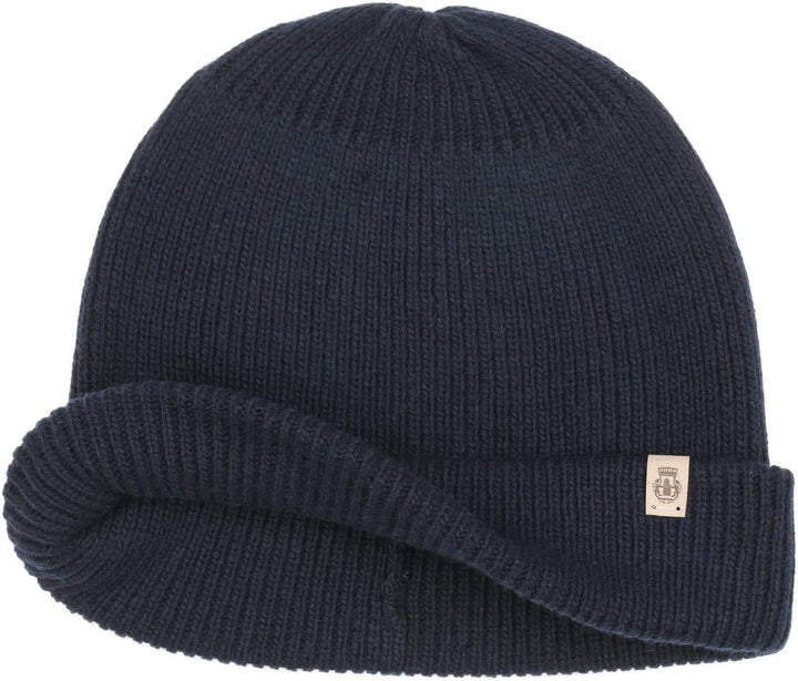 Roeckl Damen Essentials Umschlagmuetze Mütze 53-59 Blau, 53-59 Blau