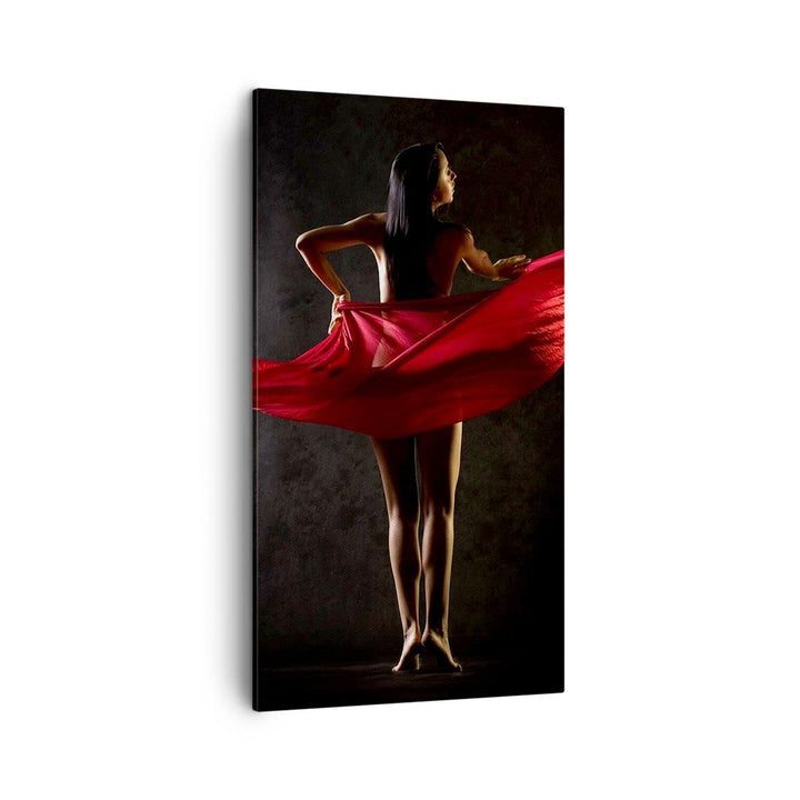 Bilder auf Leinwand Schönheit Körper Tänzer Mädchen Leinwandbild mit Rahmen 45x80cm Wandbilder Dekor