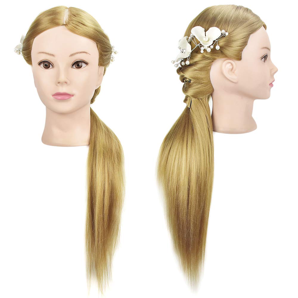 Ba Sha Trainingsköpfe 100% von dem Hochtemperaturfaser Haar Hairdressing Cosmetology Mannequin Frisi