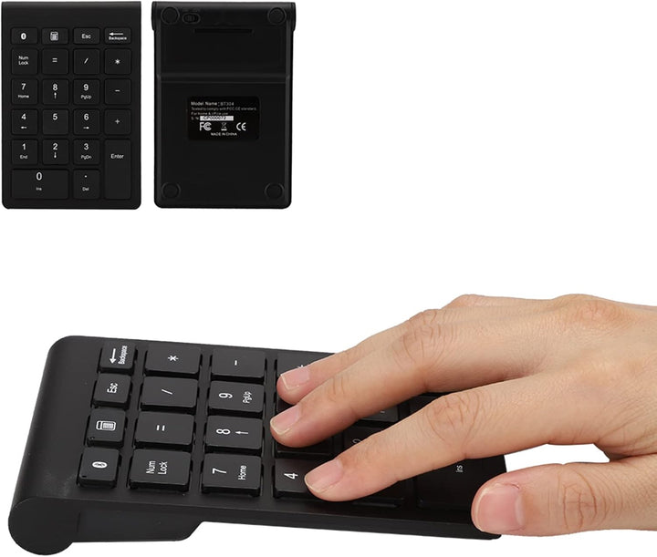 BT304 Wireless Numeric Keypad-Ergonomisch, Ultra Dünn, Kompatibel mit Bluetooth 5.0 für Android, Win