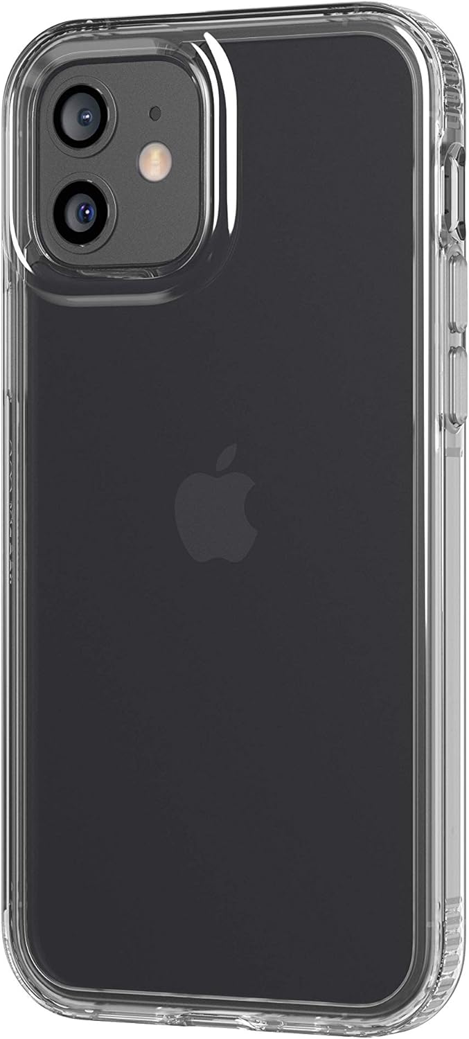 tech21 Evo Clear Schutzhülle für Apple iPhone 12 und 12 Pro 5G – antimikrobielle Schutzhülle mit 3,6
