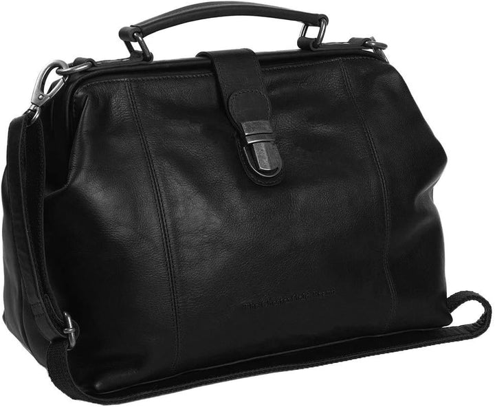 The Chesterfield Brand Shaun - Umhängetasche Leder 32 cm Schwarz, Schwarz