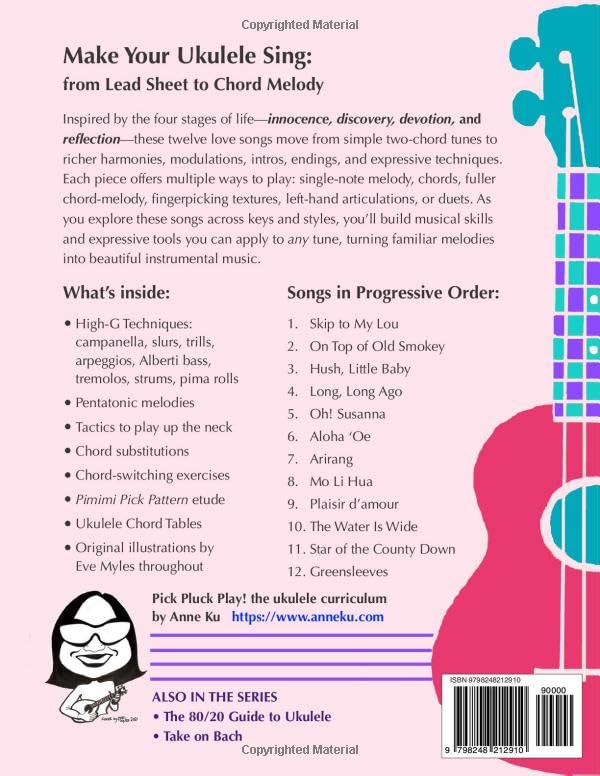 12 Timeless Love Songs: Fingerstyle Ukulele Chord Melody Arrangements (A Pick Pluck Play! Valentine'