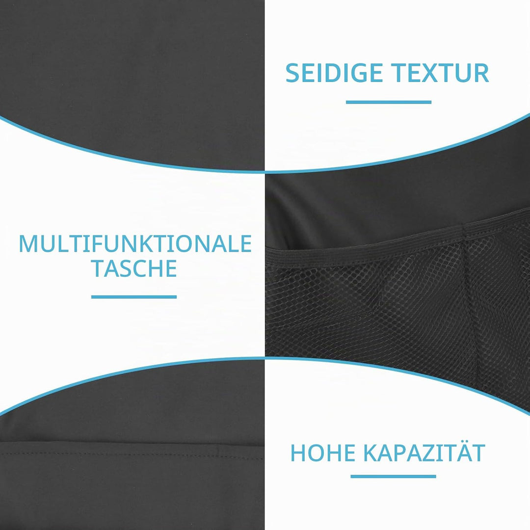 Adorila Airline-Tablett-Tischbezug mit Taschen, Airline-Taschen, Sitzlehnen-Organizer für persönlich