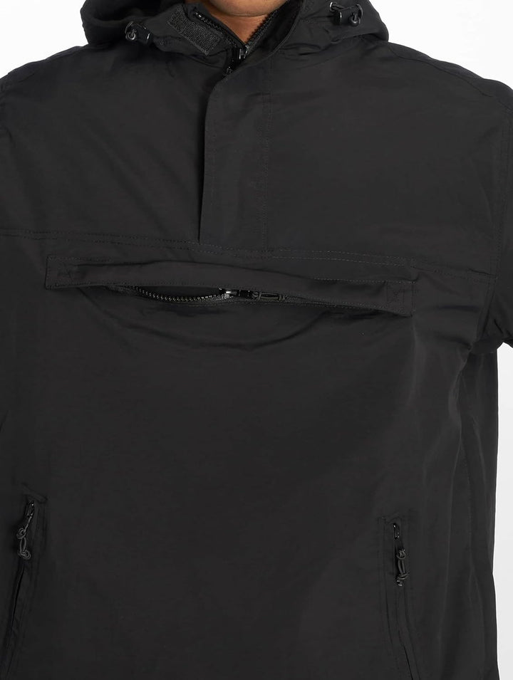 Brandit Windbreaker, Viele Farben, Grössen S bis 5XL S Schwarz, S Schwarz