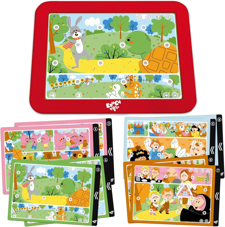 Educa - EducaTouch Junior, Es war einmal 2 Geschichtenerzählen, mit Musik und Liedern, Lernspiel für