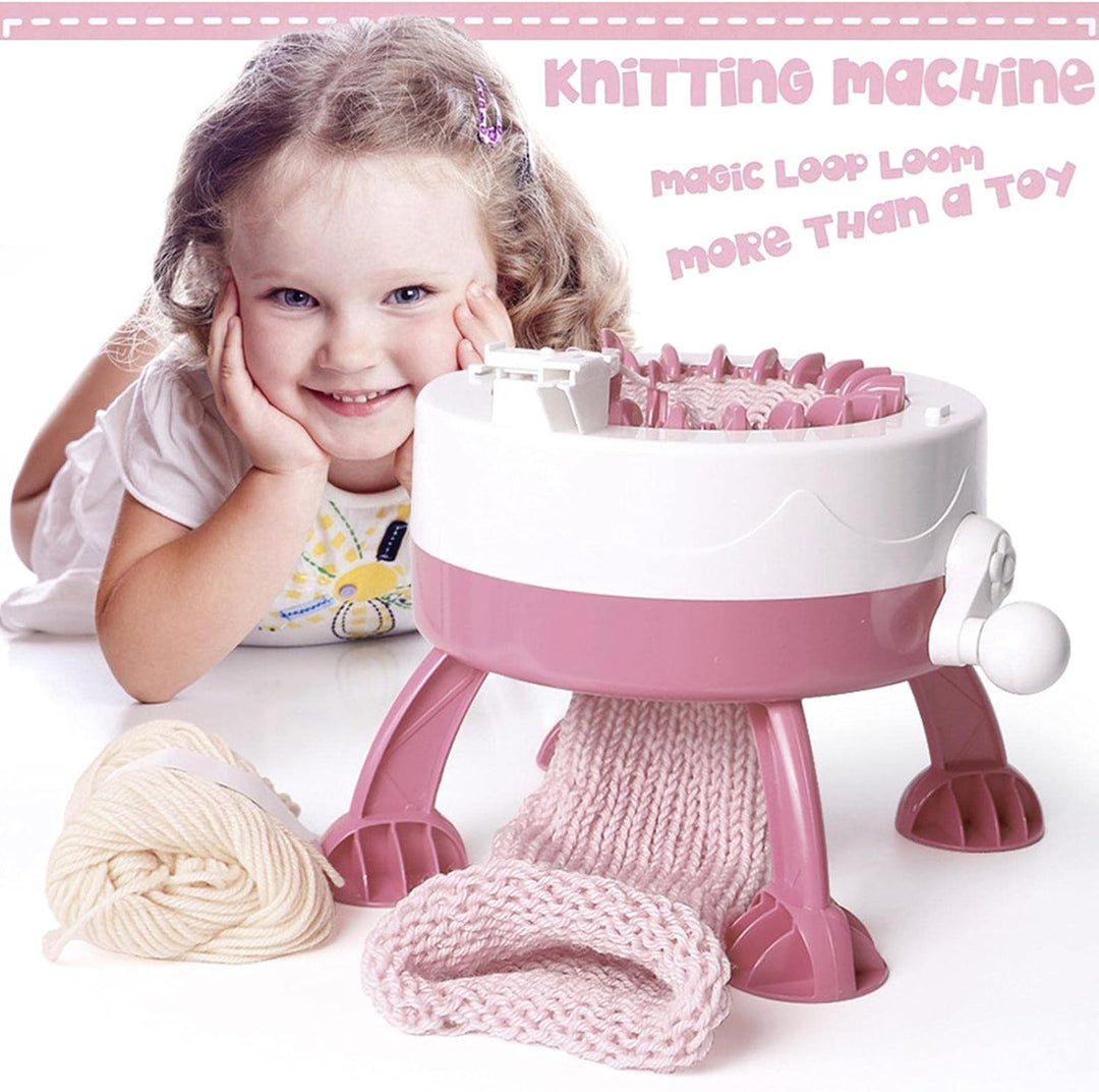 Strickmaschine, Smart Webstuhl Runder Webstuhl, Webstuhl-Maschinen-Kit, Strickbrett Rotierende Doppe