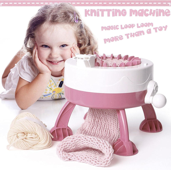 Strickmaschine, Smart Webstuhl Runder Webstuhl, Webstuhl-Maschinen-Kit, Strickbrett Rotierende Doppe