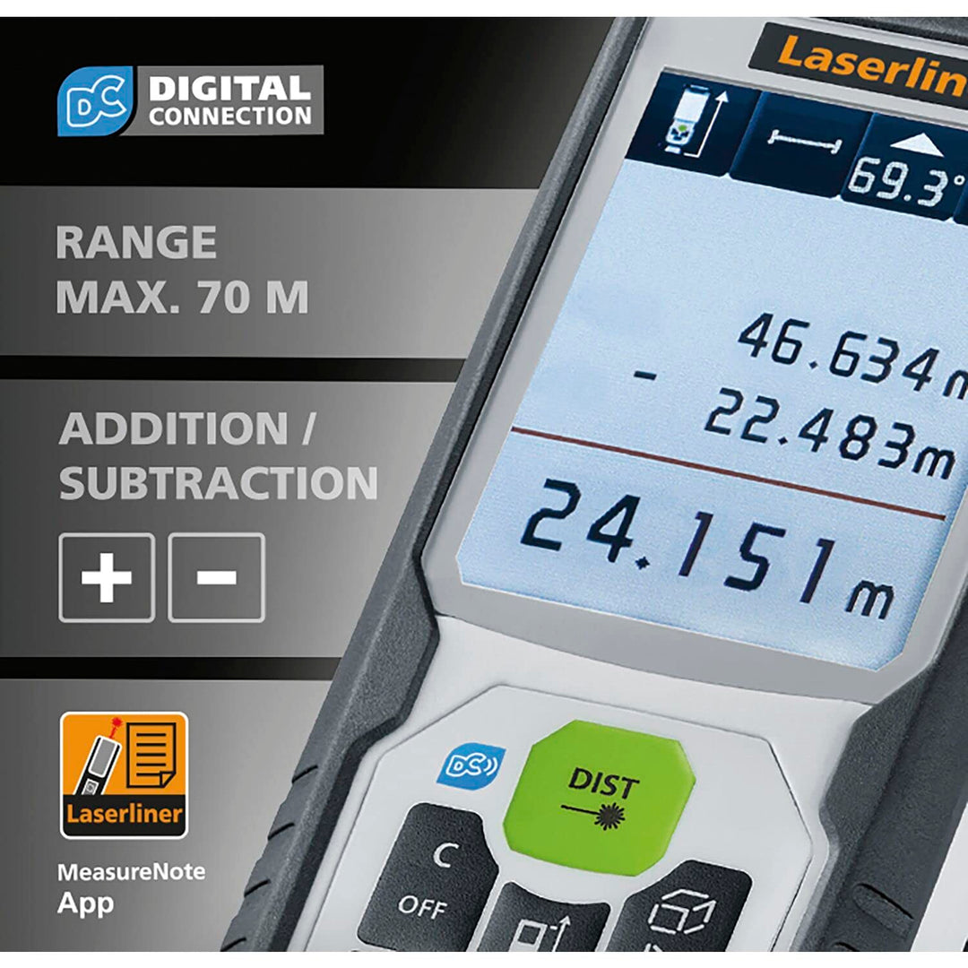 LASERLINER Laser-Entfernungsmesser grün LaserRange-Master Gi7 Pro