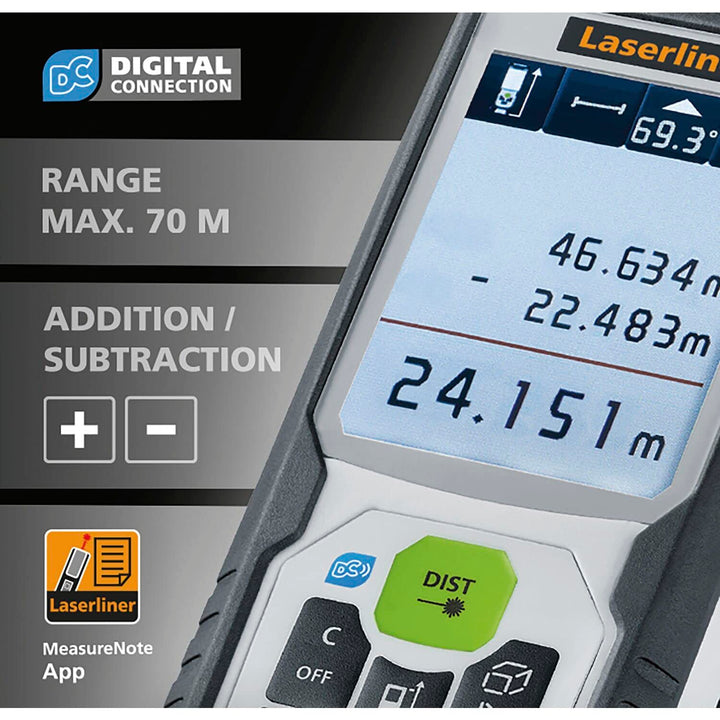 LASERLINER Laser-Entfernungsmesser grün LaserRange-Master Gi7 Pro