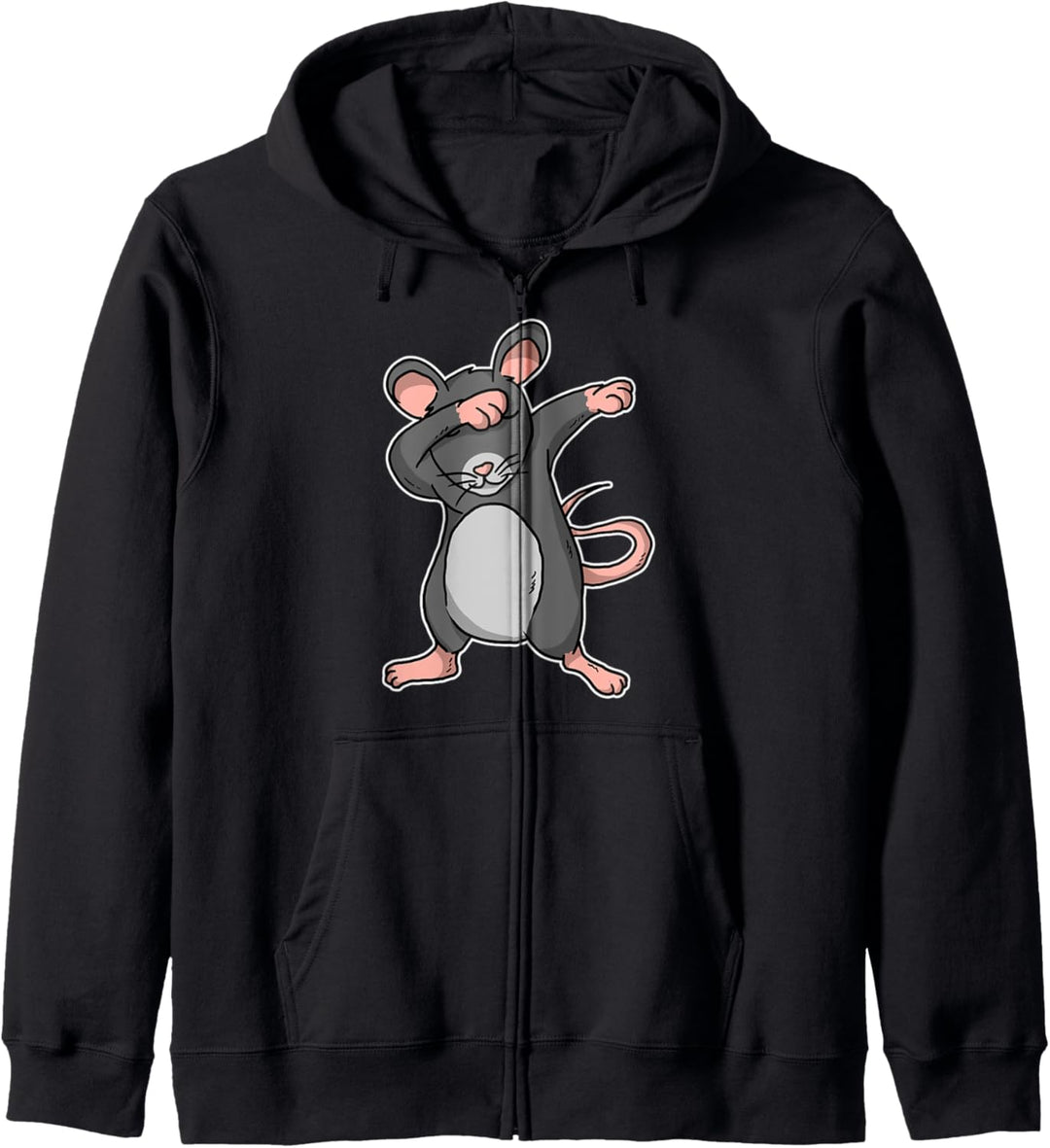 Lustiges Dabbing Maus Geschenk Ratte Dab Dance Kapuzenjacke